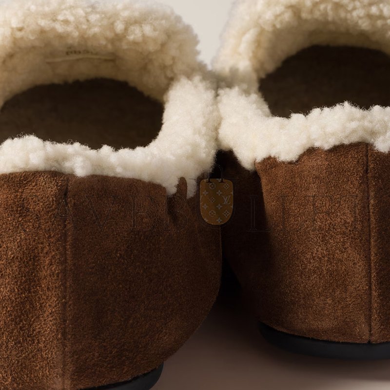 MIU MIU RUCHES SUEDE LOAFERS 5D341E